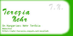 terezia nehr business card